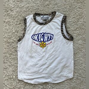 white O mighty tank top